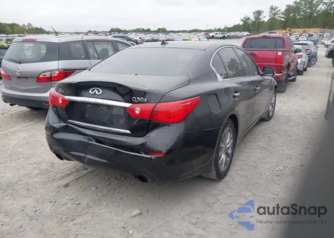 2014 Infiniti Q50 z USA, uszkodzony, nr VIN JN1BV7AP1EM684414